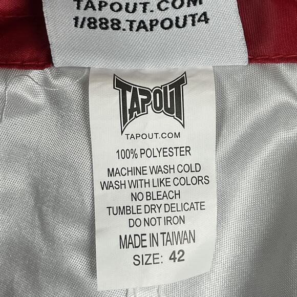 Tapout Shorts Mens 42 Green White Red Mexico Flag MMA Fight Training Embroidered - Picture 12 of 12